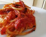 Foto del passaggio 4 della ricetta Bucatini alla pizzaiola
