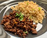 รูปขั้นตอนการทำที่ 10 ของ ข้าวผัดกระเทียมราดหมูสับกระเทียม