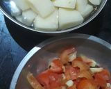 A picture of step 1 of Aloo ki sabji.