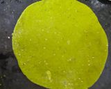 A picture of step 4 of Palak paratha.