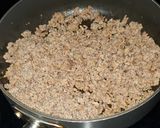 A picture of step 6 of Italian sausage ravioli.