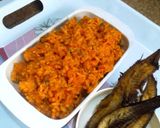 A picture of step 10 of Amaranthus Jollof Rice.