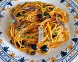 Foto del paso 9 de la receta: Spaghetti con anchoas y aceitunas negras