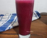 Foto langkah ke 4 dari resep Smoothies mix buah naga, pisang & jeruk nipis (Less sugar).