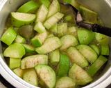 Foto langkah ke 3 dari resep Lodeh terong hijau.