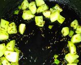 A picture of step 2 of Beans Bhujia.