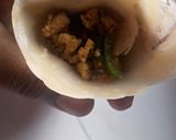 A picture of step 3 of Chicken samosa.