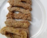 A picture of step 7 of Crunchy Egg fingers.