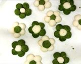 A picture of step 7 of Soft cookie-like Wagashi with white bean jam & rice flour.