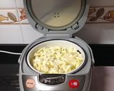Foto del paso 2 de la receta Tortilla de calabacín y pechuga de pavo