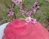 A picture of step 3 of Raisin and Coconut Cake with Floral Sauce.