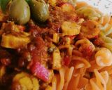 Foto del paso 4 de la receta: Fusillis mixtos en salsa de palmitos