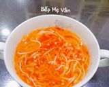 A picture of step 8 of Bánh xèo with Shrimp, Pork, Squid, and Quail Eggs.