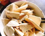 Hình bước làm 3 của món Sake chiên bột