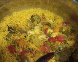 A picture of step 7 of Vegetable pulao in pressure cooker.