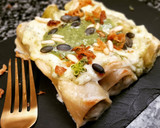 Foto del paso 12 de la receta: Canelones de pollo, espinacas y ricotta con pesto