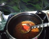 A picture of step 2 of Dum paneer handi masala with Lachha Paratha.