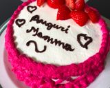 Foto del passaggio 10 della ricetta Torta cacao fragole e yogurt  per la mamma