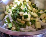 Foto del paso 1 de la receta: Pizza de zapallitos y chauchas