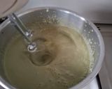 Foto langkah ke 3 dari resep Puding Roti Matcha.