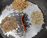 A picture of step 1 of Aloo Kabli.