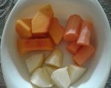 Foto langkah ke 2 dari resep Mpasi 8month kabocha apel.