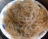 Hình bước làm 5 của món Miến hấp hải sản