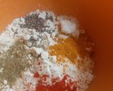 A picture of step 2 of Gatte ki sabzi.