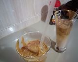 A picture of step 4 of #dalgona coffee challenge.