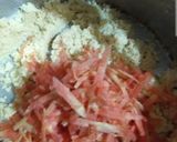 A picture of step 4 of Carrot Suji halwa.