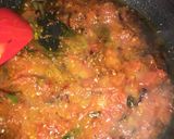 A picture of step 4 of Jhat pat timater chutney.