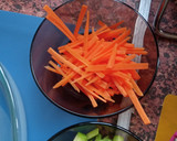 Foto del paso 2 de la receta: Rollitos vietnamitas fríos de salmón ahumado y quinoa