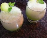 A picture of step 4 of Muskmelon mocktail.