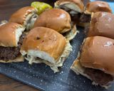 A picture of step 1 of Pepper jack smashers 🍔 (sliders).