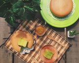 Foto langkah ke 20 dari resep Pandan Sponge Cake (cooked dough).