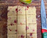 A picture of step 2 of Cherry Shortbread.