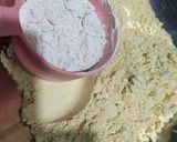 A picture of step 1 of Cornmeal vada.