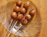 Foto langkah ke 6 dari resep Sate Telur puyuh Bacem.