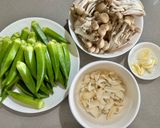 秋葵百合的食譜步驟2照片