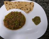 A picture of step 8 of Mattar Kheema n Roti# Authors marathon#festive contest-Mombasa.