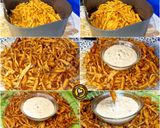 A picture of step 4 of Sweet Potato French Fries In Airfryer With Cheesy Dip.
