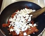 A picture of step 1 of Paneer sandwich.