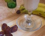صورة لخطوة 3 من وصفة سموثي التمر والموز صحي ولذييذ 😋🥛🍌