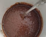Foto langkah ke 4 dari resep Brownies kukus chocolatos (chocochips+keju) simple & no mixer.