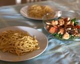 Foto del paso 5 de la receta Pasta a la trufa con ensalada de pollo. Mi menú de medio día!