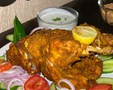 A picture of step 4 of Asli lahori chargha.