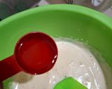 Foto langkah ke 2 dari resep Mochi Cake Coklat Lumer (1 Telur).