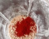A picture of step 1 of Manchurian Powder.