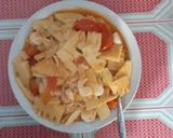 Foto langkah ke 8 dari resep Rebung asam manis vegetarian.