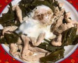 Foto del paso 6 de la receta: Judías verdes con pechuga y huevo escalfado